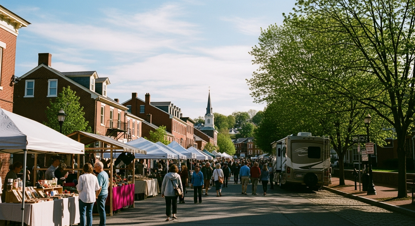 RV rental option for a Great American Outdoor Show trip to Harrisburg